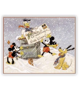 Mickey Mouse, Donald Duck, Minnie Mouse and Pluto: Merry Messengers (NLE2000)