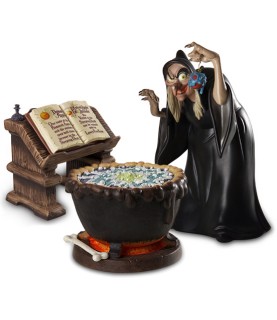 Hag, Cauldron & Table with Recipe Book: Evil to the Core