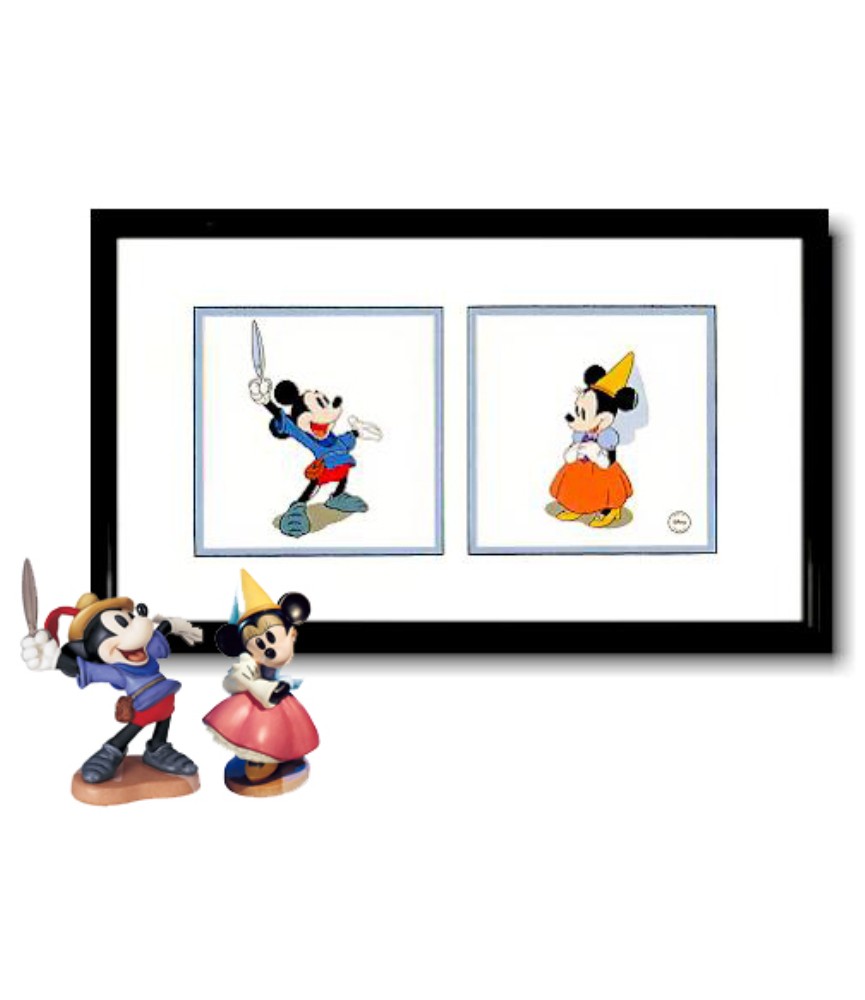 Mickey & Princess Minnie Sericel: Storybook Sweethearts