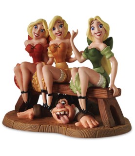Village Girls with LeFou: Sitting Pretty