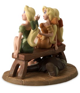 Village Girls with LeFou: Sitting Pretty