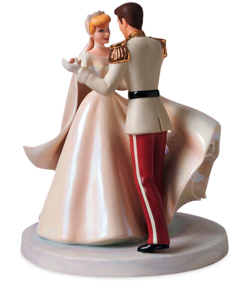 Cinderella & Prince Charming Cake Topper: Happily Ever After