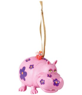 Africa Small World Ornament: Hippo