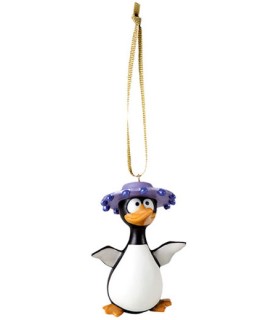 Antartica Small World Ornament: Penguin