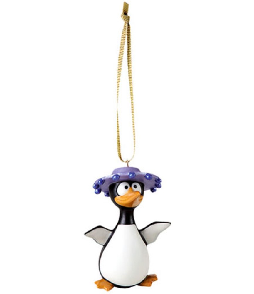Antartica Small World Ornament: Penguin