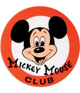 Mickey Mouse Club Porcelain Logo Plaque: Mickey Mouse Club