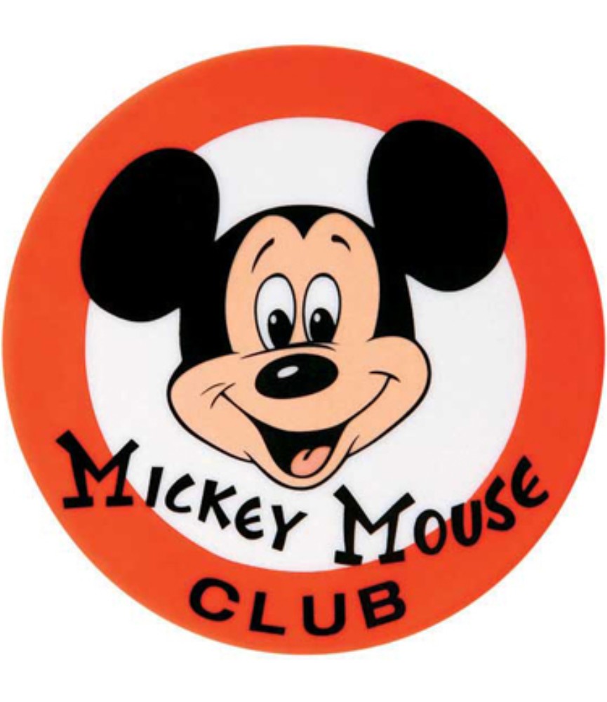Mickey Mouse Club Porcelain Logo Plaque: Mickey Mouse Club