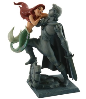 Ariel with Statue of Eric: It Looks Just Like Him! It Even Has His Eyes! (NLE1000)