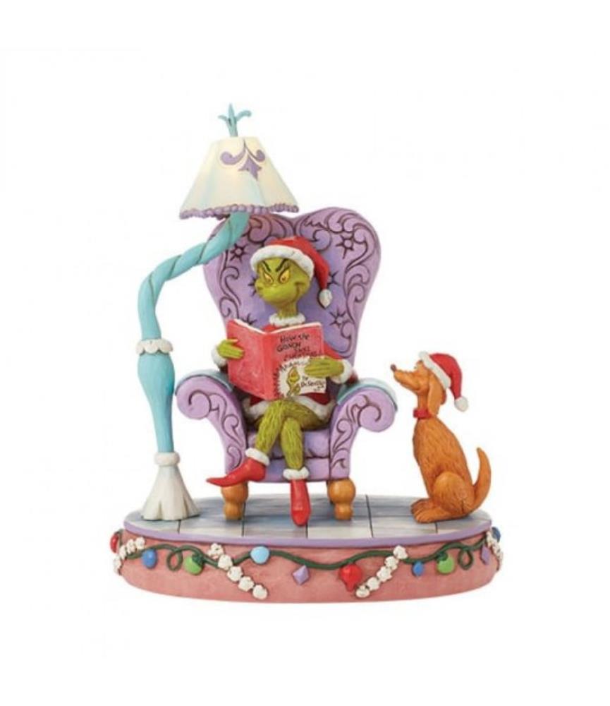 Grinch in Light-Up Chair