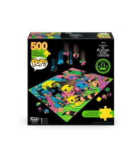 Nightmare Before Christmas Blacklight - POP Puzzles (500 pieces)