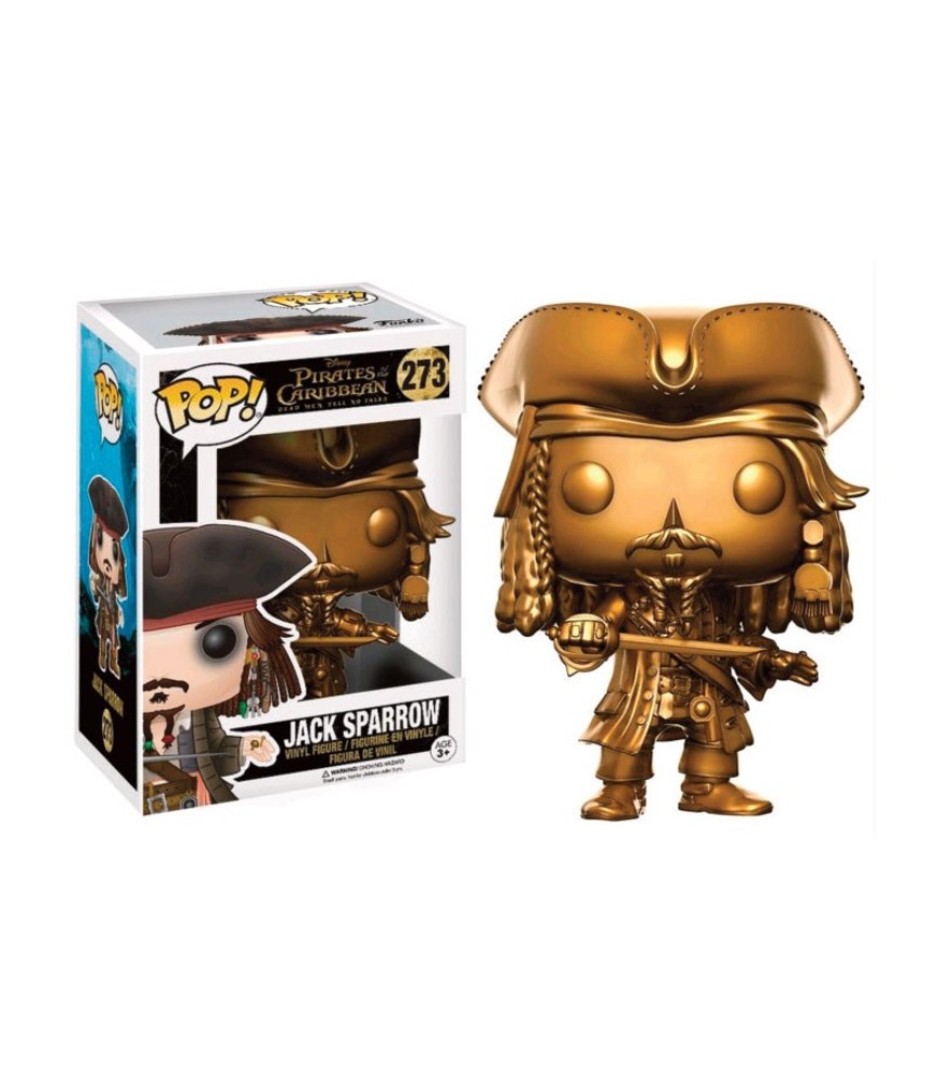 Pop! Pirates ot Caribbean - Jack Sparrow Gold Version LE (no273)