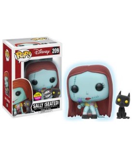 Pop! Disney: GITD - Seated Sally with Cat (no209)