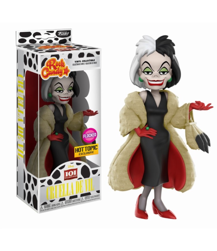 Rock Candy: Disney - Flocked Cruella LE