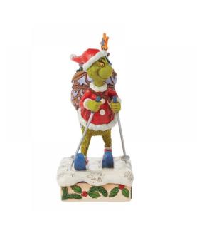 Grinch Skiing Figurine