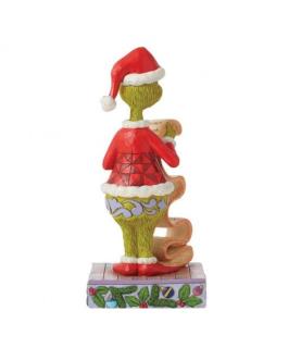 Grinch Holding Naughty / Nice List Figurine