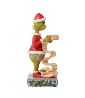Grinch Holding Naughty / Nice List Figurine