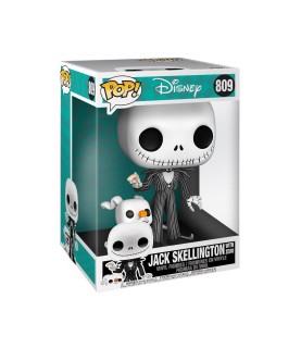 Nightmare before Christmas Super Sized POP! Disney Vinyl Figure Jack w/Zero