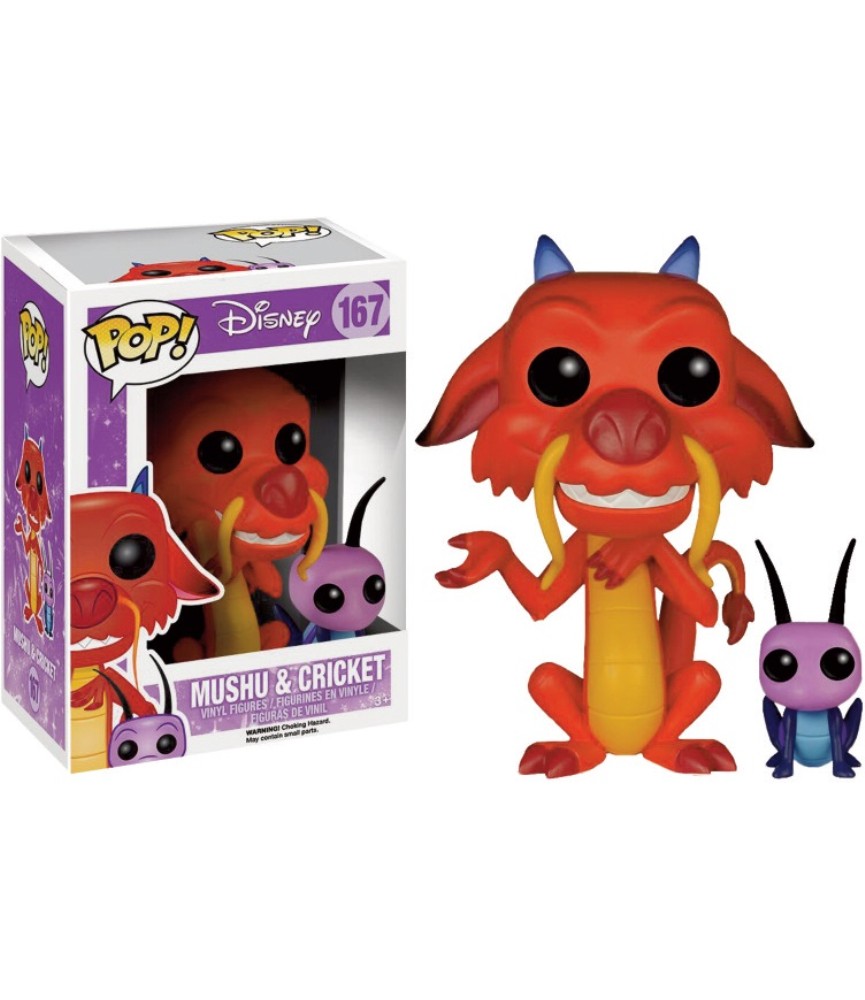 Pop! Disney: Mulan - Mushu And Cricket (no167)