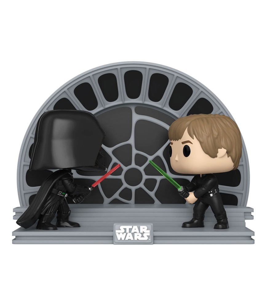 Star Wars Return of the Jedi 40th Anniversary POP Moment! Vinyl Figures 2-Pack Luke vs Vader (no612)