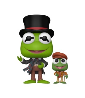 Pop! and Buddy: Muppet Christmas Carol - Bob Cratchit (Kermit) with Tiny Tim (no1457)