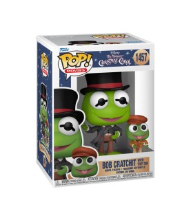 Pop! and Buddy: Muppet Christmas Carol - Bob Cratchit (Kermit) with Tiny Tim (no1457)