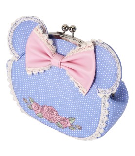Loungefly Crossbody - Minnie Floral and Lace Kisslock