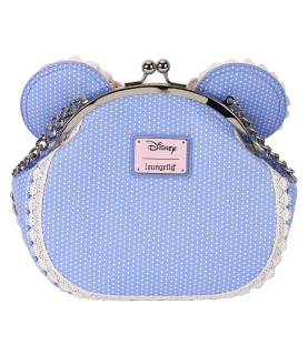 Loungefly Crossbody - Minnie Floral and Lace Kisslock