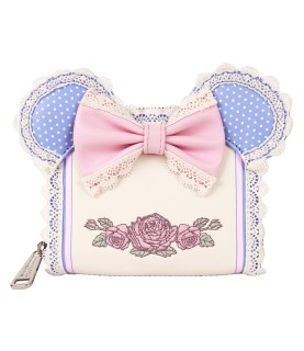 Loungefly Wallet - Minnie Floral and Lace Ears