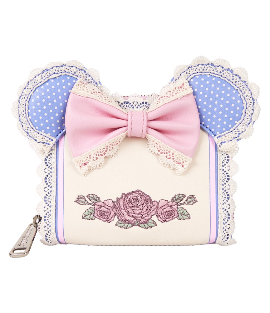 Loungefly Wallet - Minnie Floral and Lace Ears