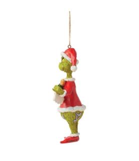 The Grinch with Christmas Banner Hanging Ornament