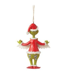 The Grinch with Christmas Banner Hanging Ornament