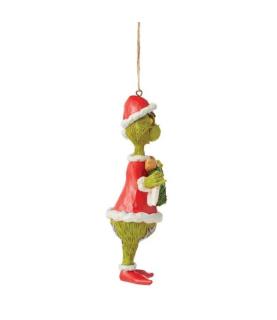 The Grinch with Christmas Banner Hanging Ornament