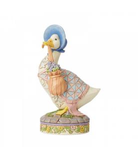 ..wearing a shawl and a poke bonnet.: Jemima Puddle-Duck