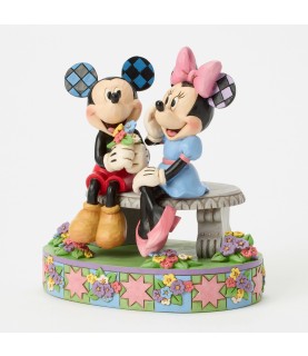 Pré-paiement: A Blooming Romance: Mickey & Minnie on Spring Bench (Exp 2025-11-06)