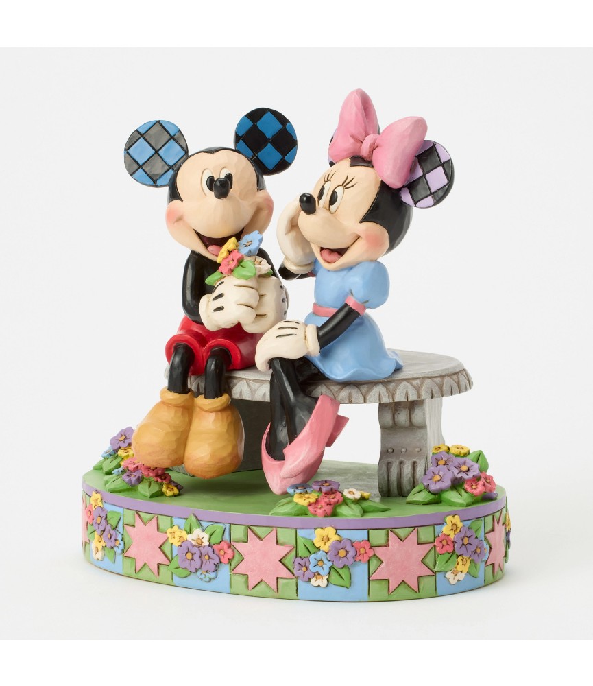 Pré-paiement: A Blooming Romance: Mickey & Minnie on Spring Bench (Exp 2025-11-06)