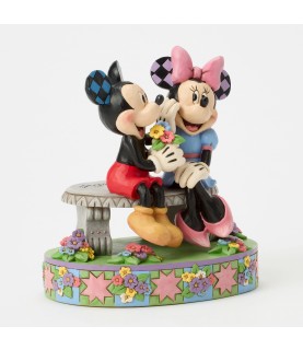 Pré-paiement: A Blooming Romance: Mickey & Minnie on Spring Bench (Exp 2025-11-06)