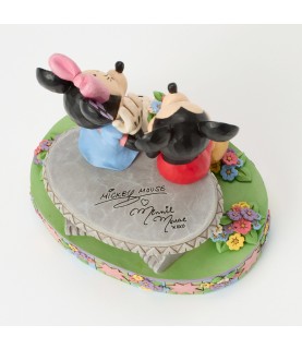 Pré-paiement: A Blooming Romance: Mickey & Minnie on Spring Bench (Exp 2025-11-06)