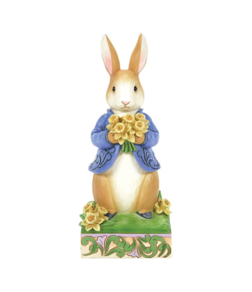 Peter Rabbit with Daffodils Figurine