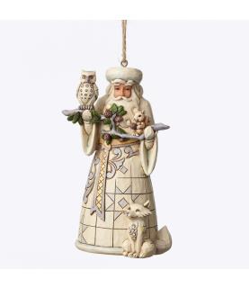 Woodland Santa Ornament