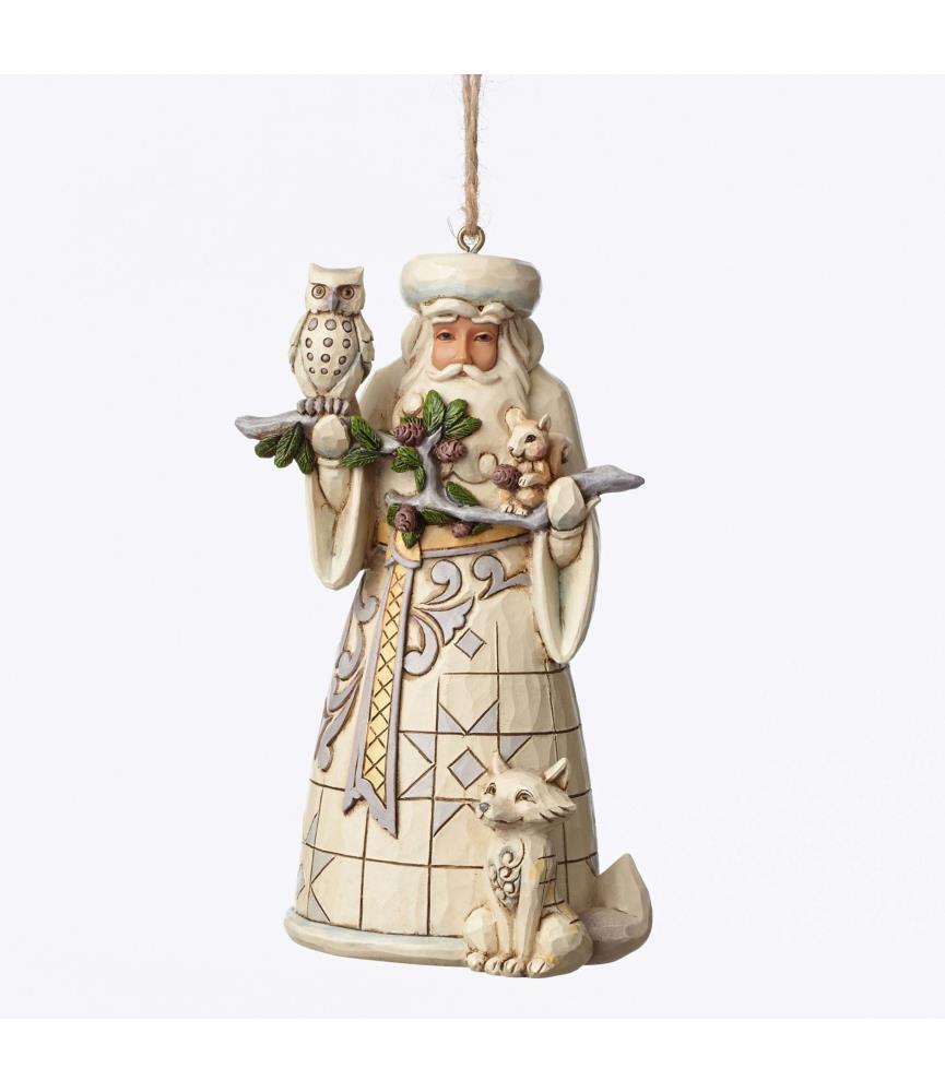 Woodland Santa Ornament