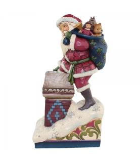 Making Magic (Victorian Santa in chimney)