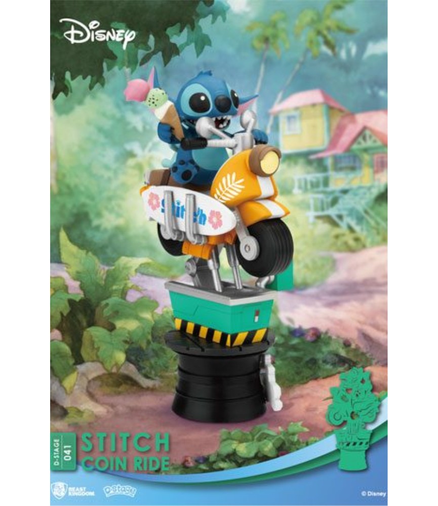 Stitch Coin Ride PVC Diorama
