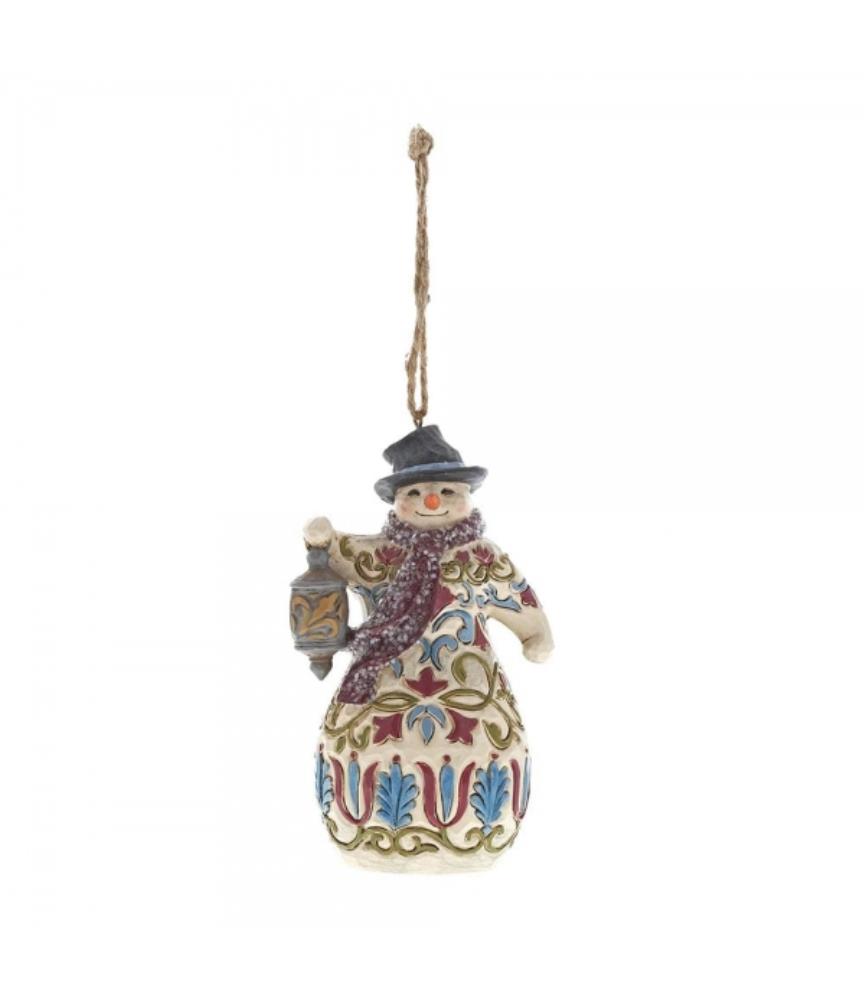 Victorian Snowman Ornament