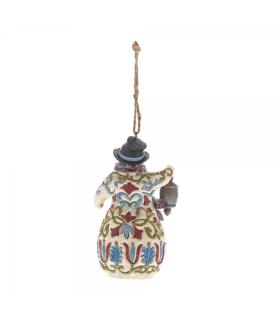 Victorian Snowman Ornament