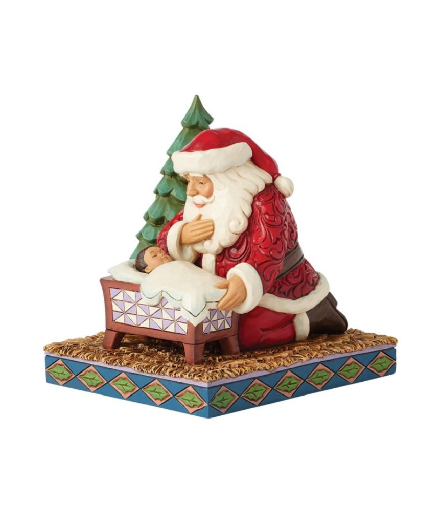 Voorschot: Christmas Miracle: Santa Kneeling Over Baby Jesus (Exp 2025-08-11)