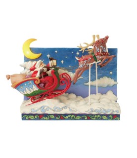 Advance: St. Nicholas is on His Way (Musical LED Santa Sleigh with Reindeer (Exp 2025-08-11)