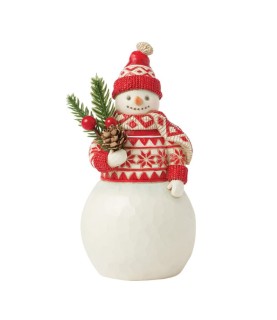 Advance: An Evergreen Twist: Snowman with Branch (Exp 2025-07-30)