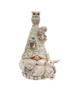 Advance: Gnome of the Winter Woods: White Woodland Gnome with Animals (Exp 2025-07-22)