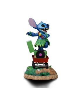 Voorschot: Lilo & Stitch - Hula Stitch - Statue Art Scale (1/10 scale) Deluxe (Expected)