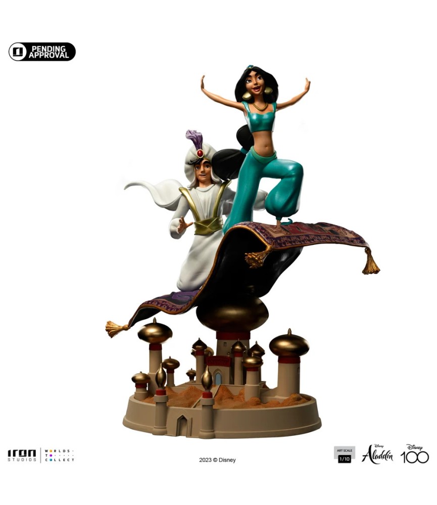 Voorschot: 100 Years of Wonder - Aladdin and Jasmine (1:10 Scale) (Expected)
